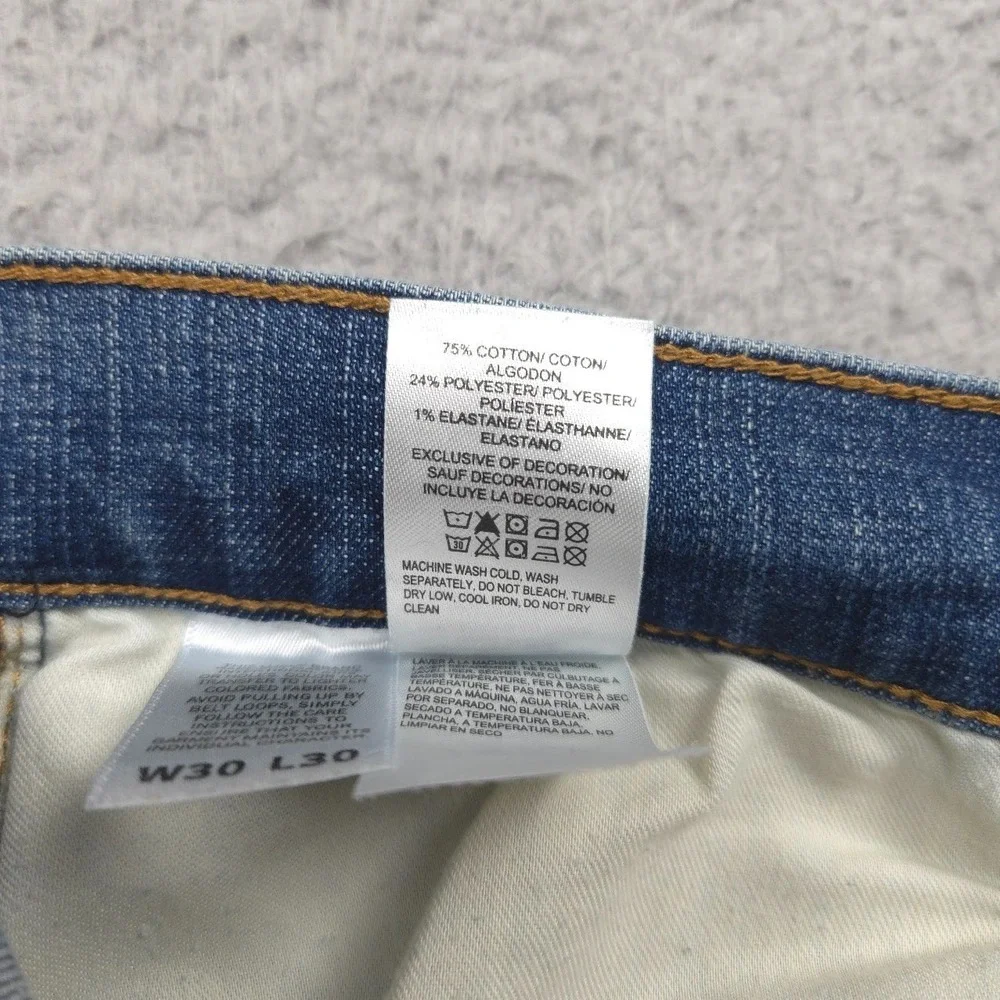 Lucky Brand 410 Athletic Slim Jeans Mens 30x30 Blue Stretch Denim Pants